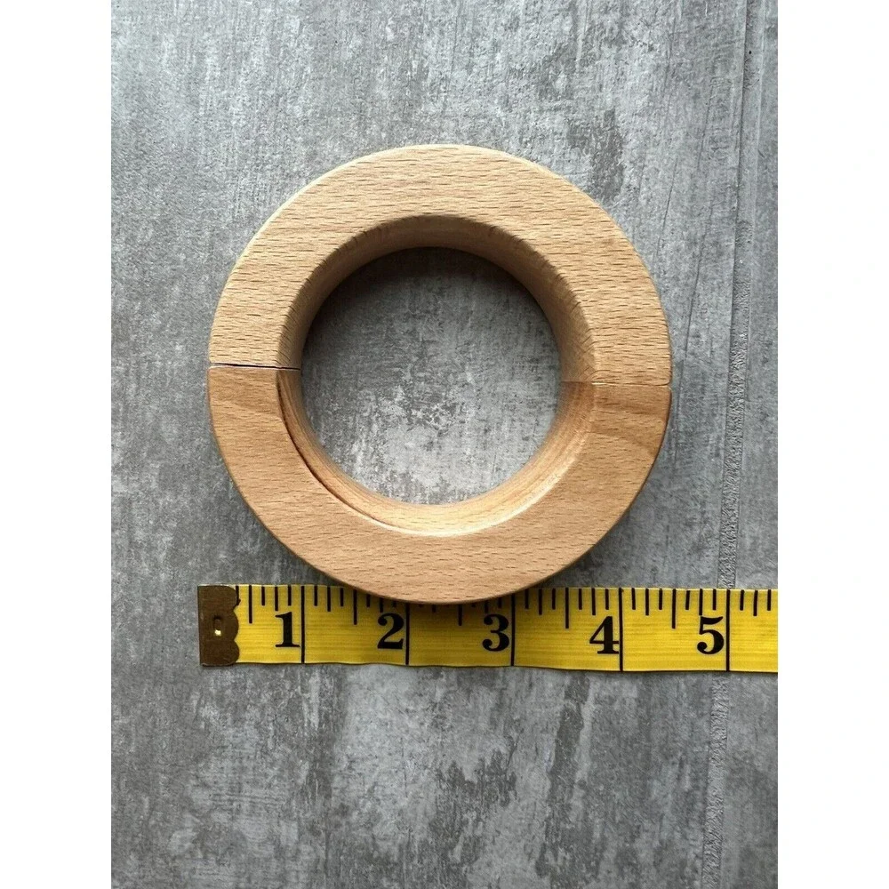 Curtain Tieback Magnetic Clip Decorative Wood Boho Scandinavian Nordic Simple ..